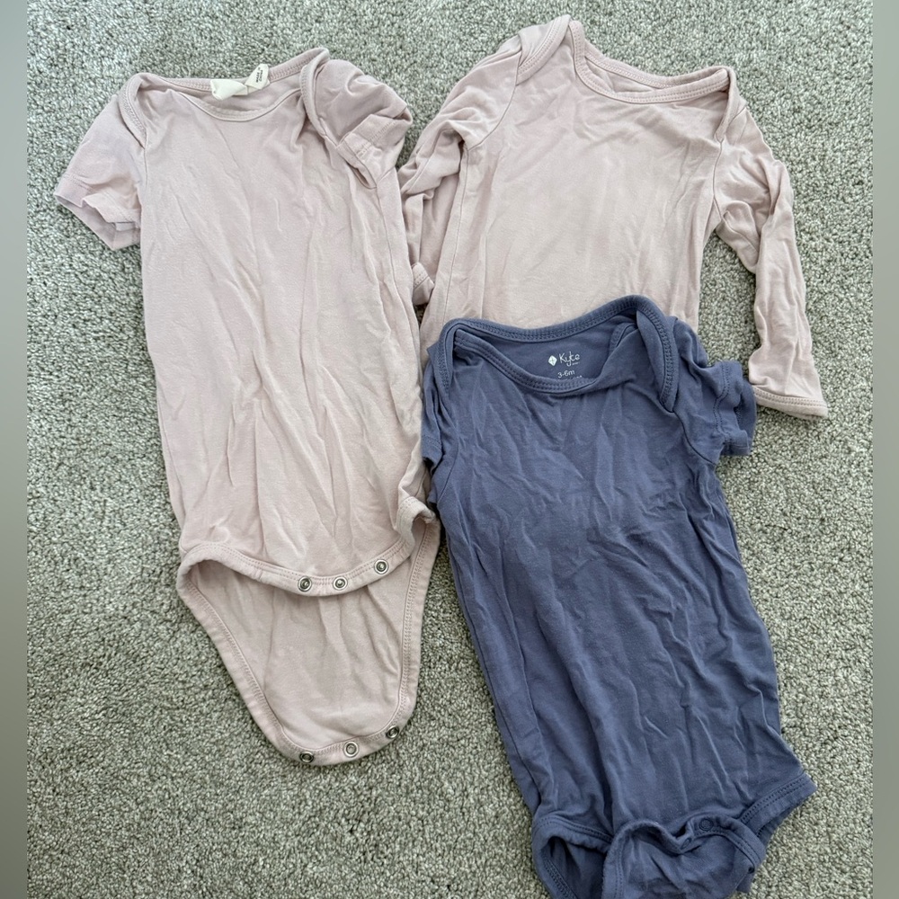 Kyte BABY 3-6 month Bodysuit Bundle